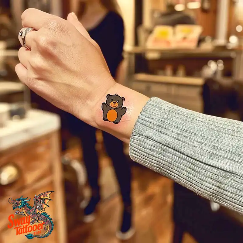 Abstract Bear Tattoos: Unleashing Wild Creativity on Skin 46 Bear Tattoo