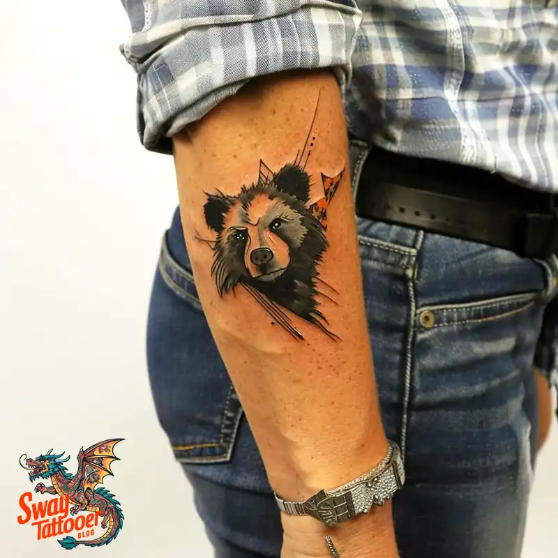 Abstract Bear Tattoos: Unleashing Wild Creativity on Skin 41 Bear Tattoo