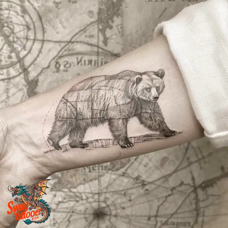 Bear Tattoos: Unleash Your Wild Side with Stunning Ink! 28 Bear Tattoo