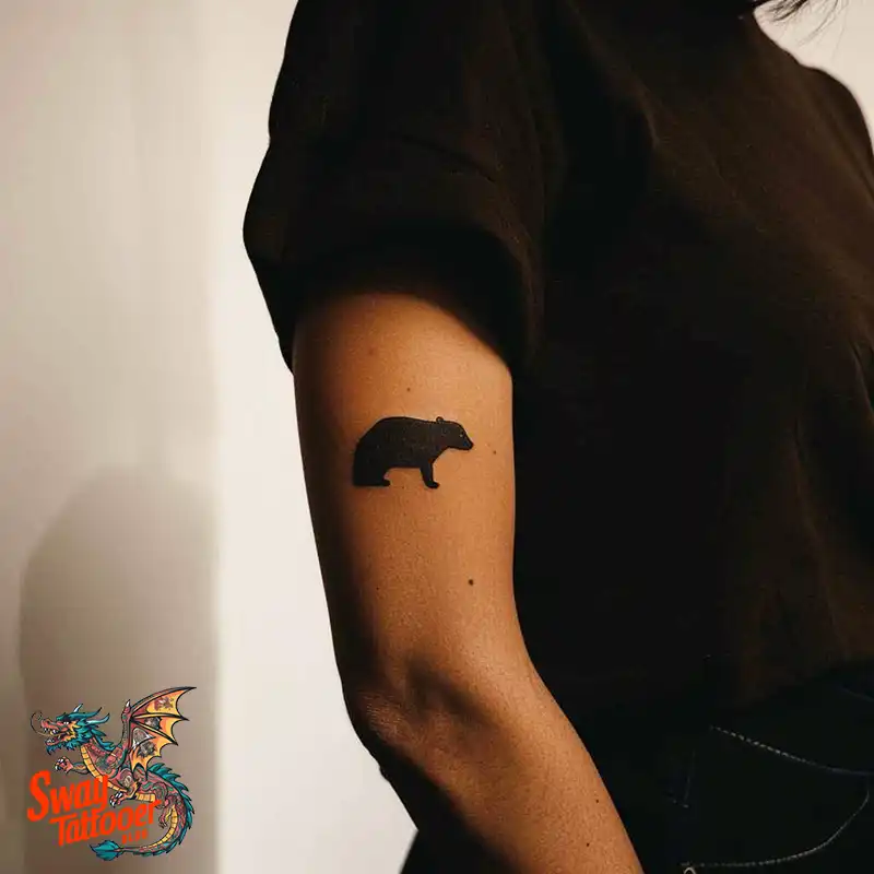 Abstract Bear Tattoos: Unleashing Wild Creativity on Skin 37 abstract bear 114
