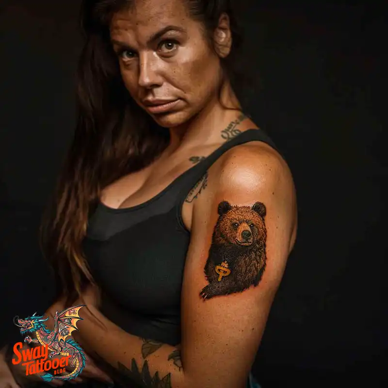 Abstract Bear Tattoos: Unleashing Wild Creativity on Skin 38 Bear Tattoo