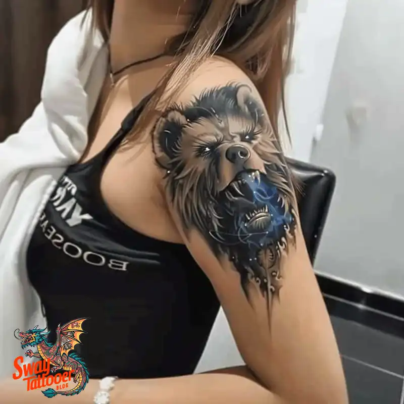 Abstract Bear Tattoos: Unleashing Wild Creativity on Skin 5 Bear Tattoo