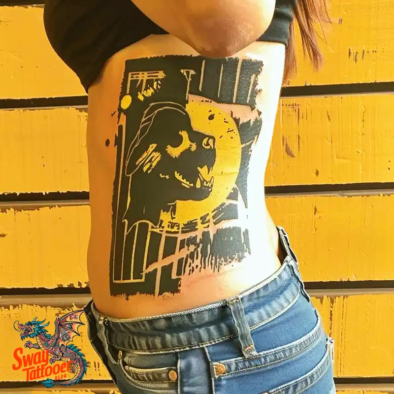 Abstract Bear Tattoos: Unleashing Wild Creativity on Skin 27 Bear Tattoo