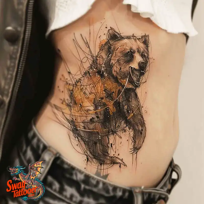 Bear Tattoos: Unleash Your Wild Side with Stunning Ink! 21 Bear Tattoo
