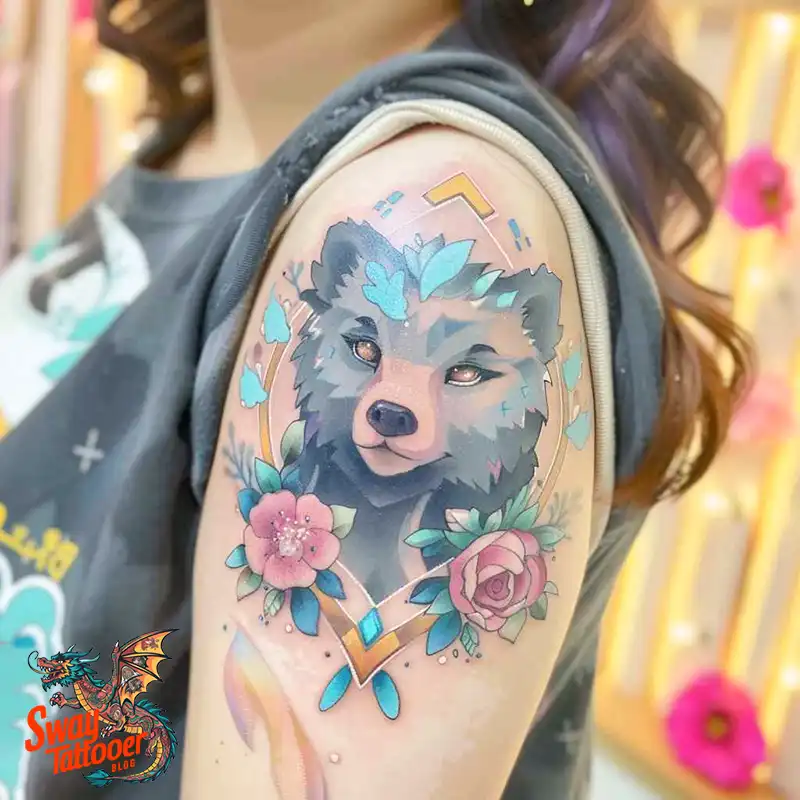 Bear Tattoos: Unleash Your Wild Side with Stunning Ink! 53 Bear Tattoo
