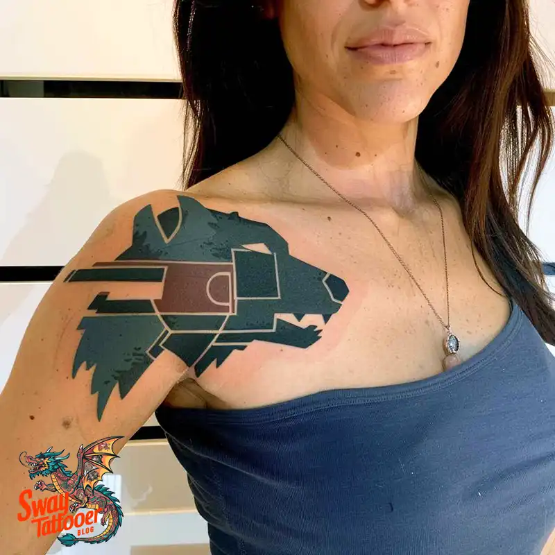 Abstract Bear Tattoos: Unleashing Wild Creativity on Skin 23 Bear Tattoo