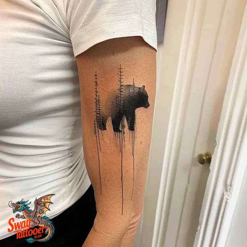 Abstract Bear Tattoos: Unleashing Wild Creativity on Skin 78 Bear Tattoo