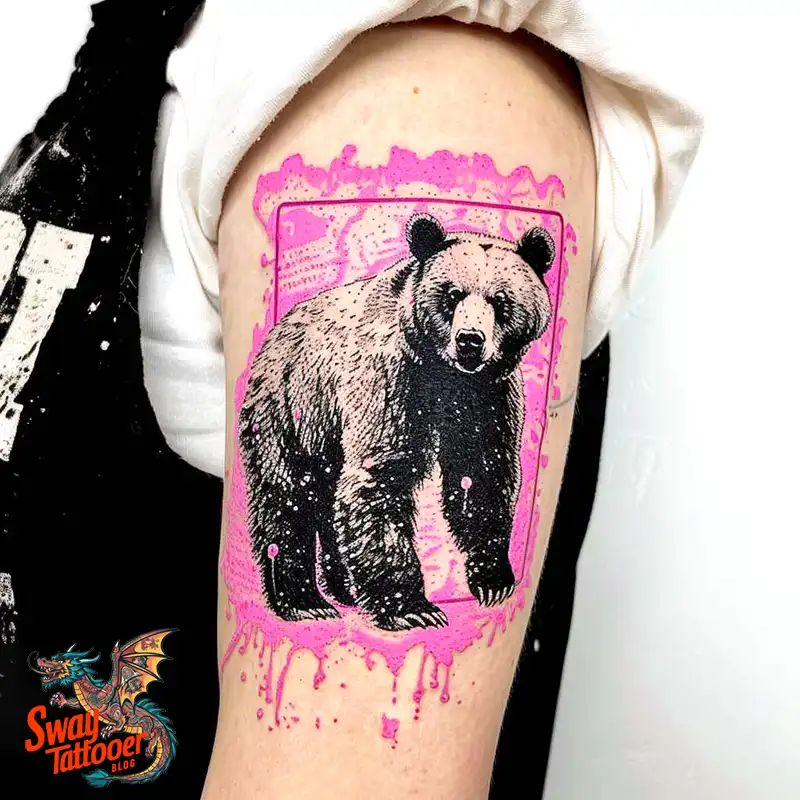 Bear Tattoos: Unleash Your Wild Side with Stunning Ink! 16 Bear Tattoo