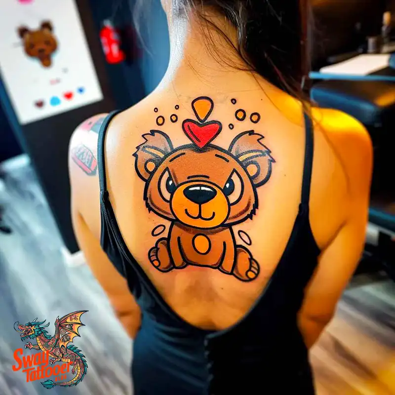 Abstract Bear Tattoos: Unleashing Wild Creativity on Skin 58 Bear Tattoo
