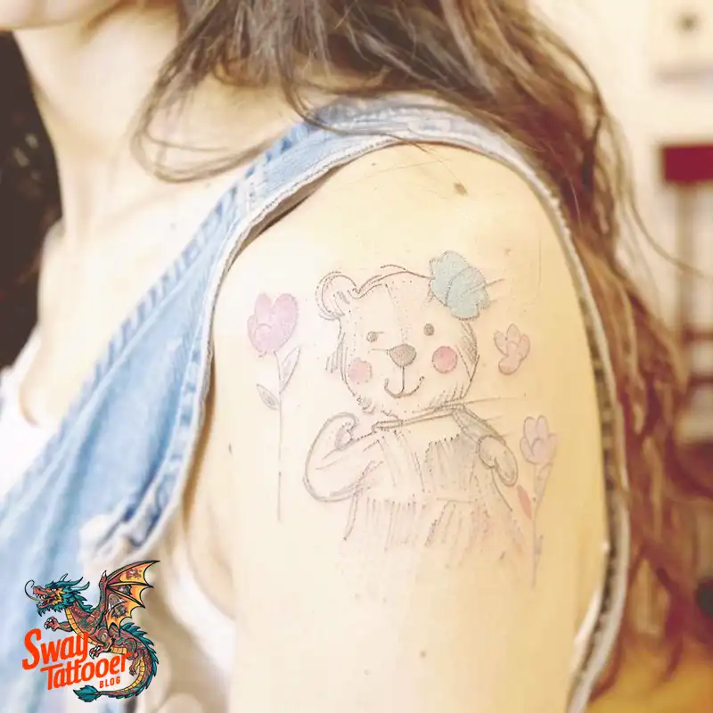 Abstract Bear Tattoos: Unleashing Wild Creativity on Skin 59 Bear Tattoo