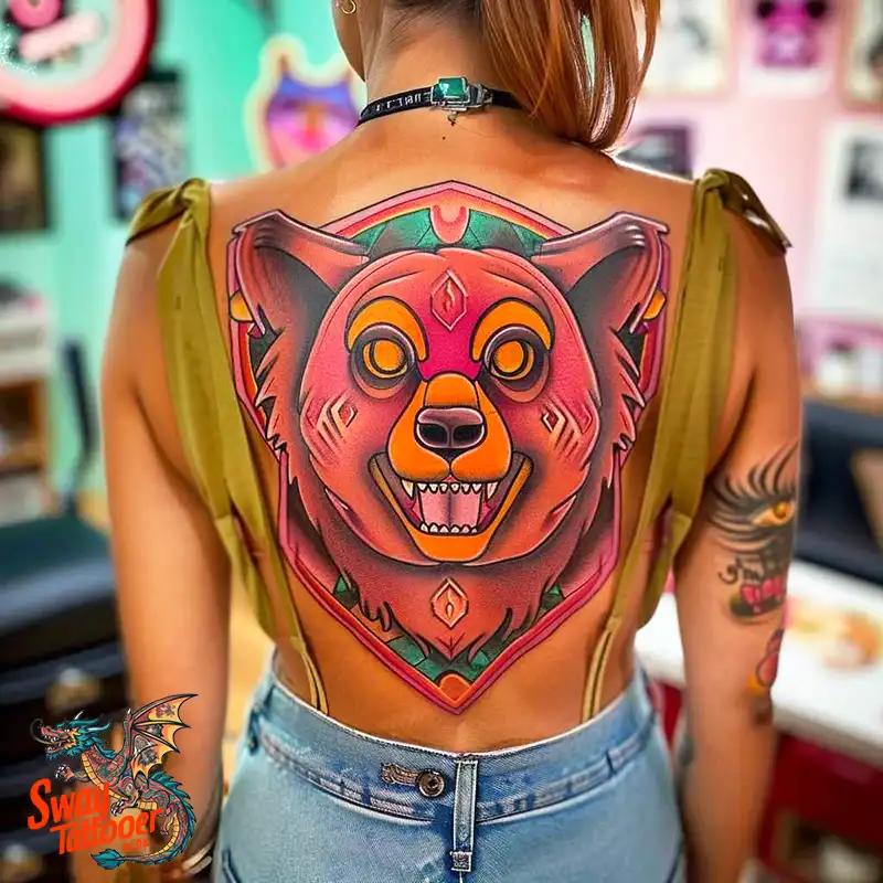 Abstract Bear Tattoos: Unleashing Wild Creativity on Skin 12 Bear Tattoo