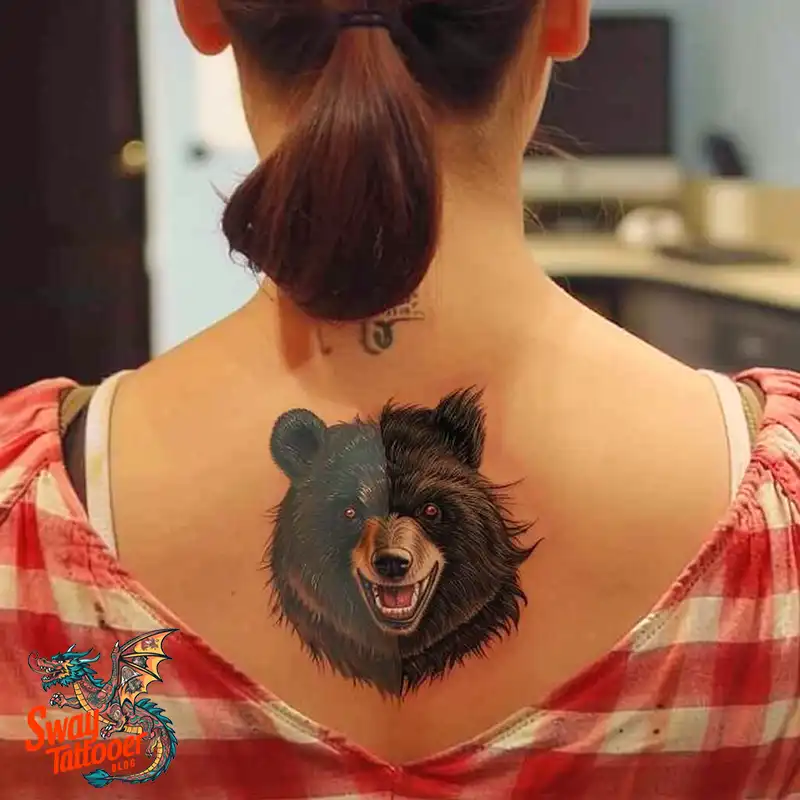 Abstract Bear Tattoos: Unleashing Wild Creativity on Skin 11 Bear Tattoo