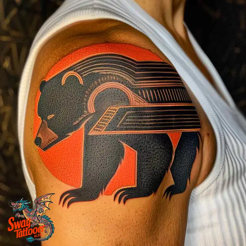 Bear Tattoos: Unleash Your Wild Side with Stunning Ink! 14 Bear Tattoo