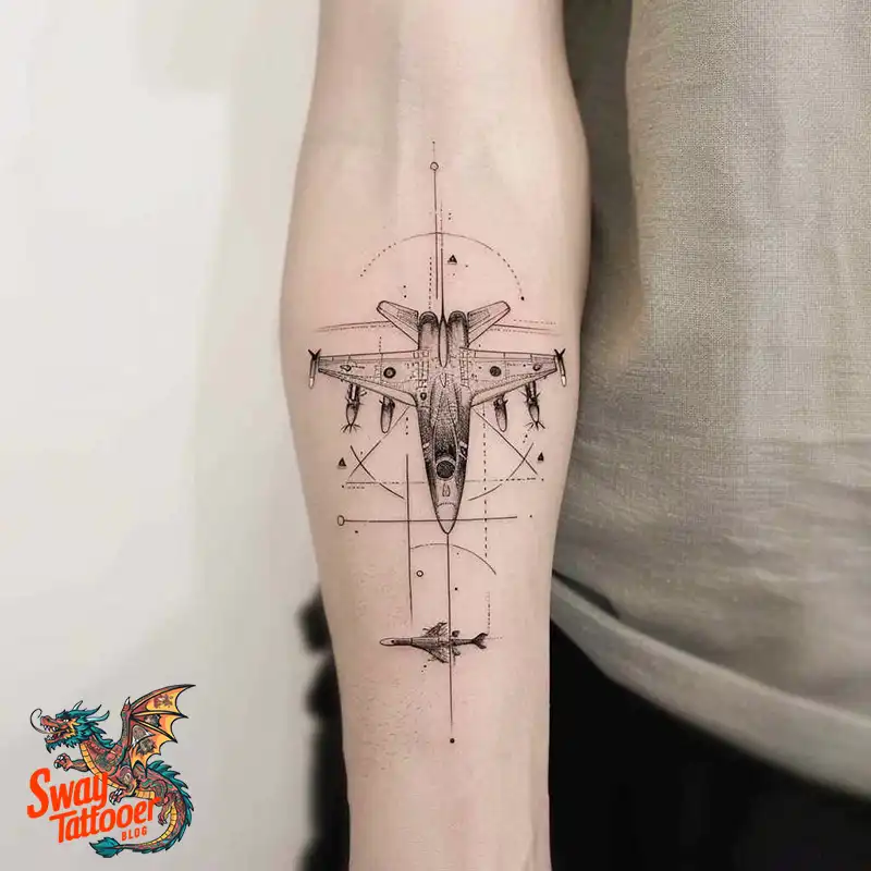 Air Force Tattoos: Celebrating Service with Inked Pride 11 air force tattoo
