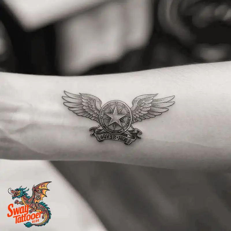 Air Force Tattoos: Celebrating Service with Inked Pride 8 air force tattoo