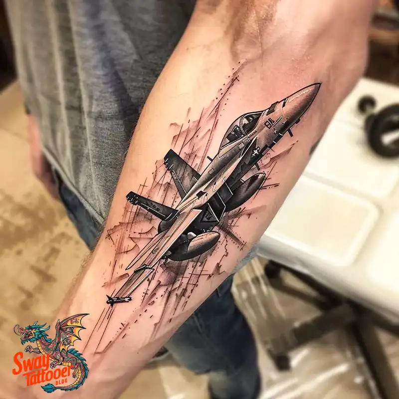 Air Force Tattoos: Celebrating Service with Inked Pride 102 air force tattoo