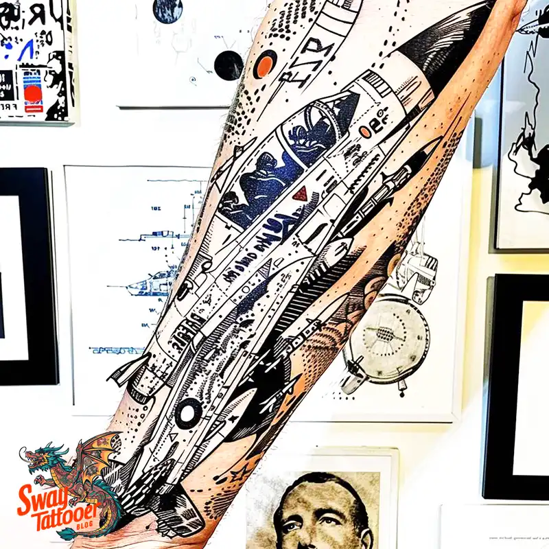 Air Force Tattoos: Celebrating Service with Inked Pride 86 air force tattoo