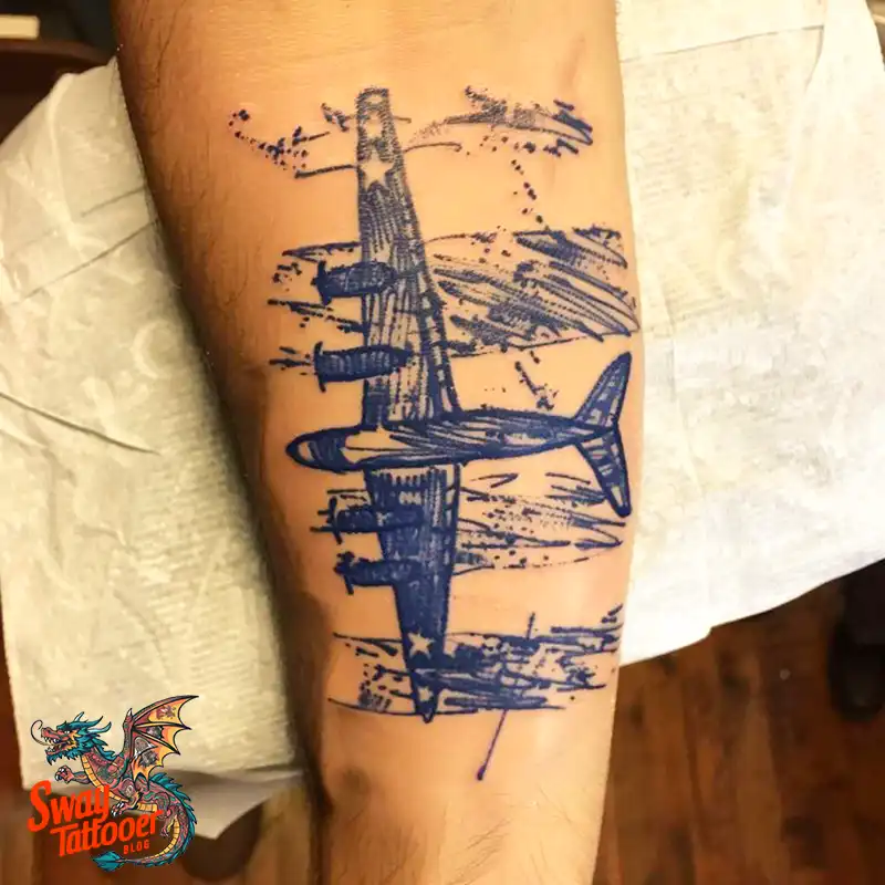 Air Force Tattoos: Celebrating Service with Inked Pride 94 air force tattoo