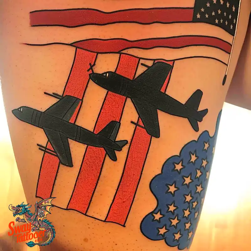 Air Force Tattoos: Celebrating Service with Inked Pride 95 air force tattoo