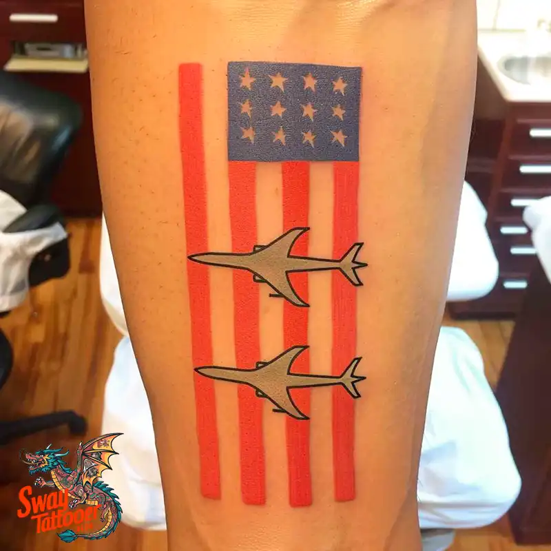 Air Force Tattoos: Celebrating Service with Inked Pride 96 air force tattoo