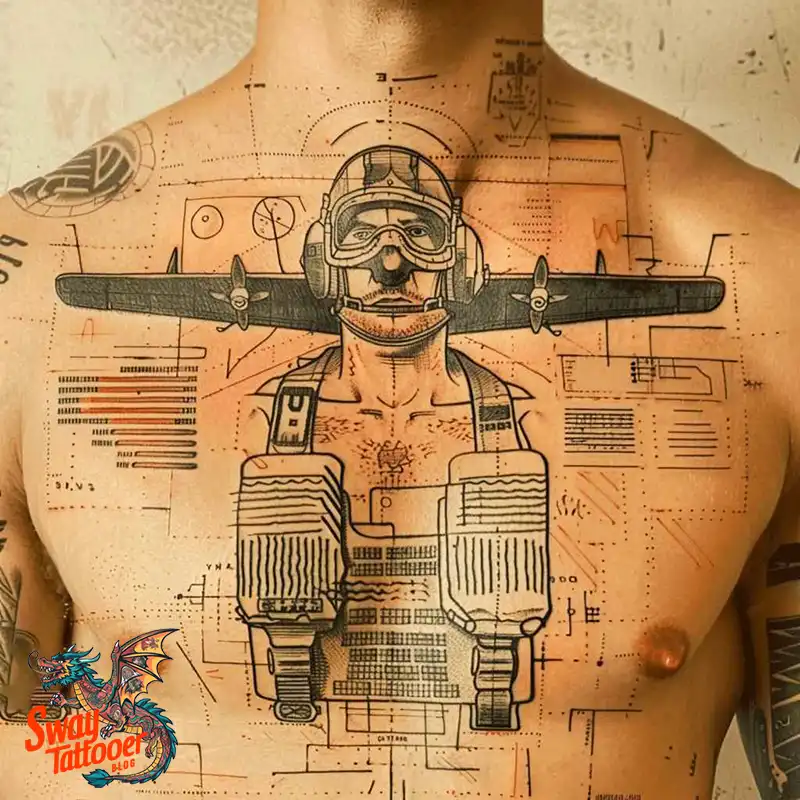 Air Force Tattoos: Celebrating Service with Inked Pride 21 air force tattoo