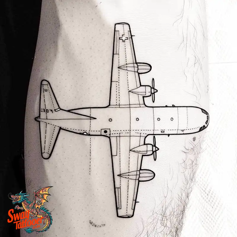 Air Force Tattoos: Celebrating Service with Inked Pride 18 air force tattoo