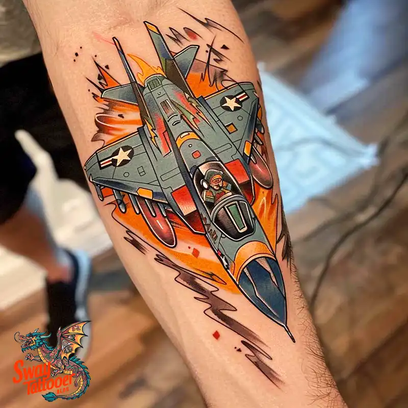 Air Force Tattoos: Celebrating Service with Inked Pride 15 air force tattoo
