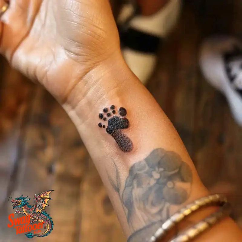 Baby Footprint Tattoos: Cherish Every Step in Ink Forever 54 baby footprint tattoo