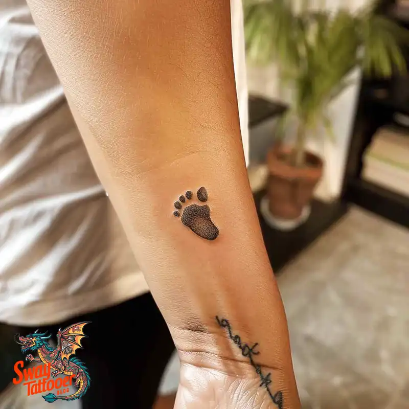 Baby Footprint Tattoos: Cherish Every Step in Ink Forever 38 baby footprint tattoo