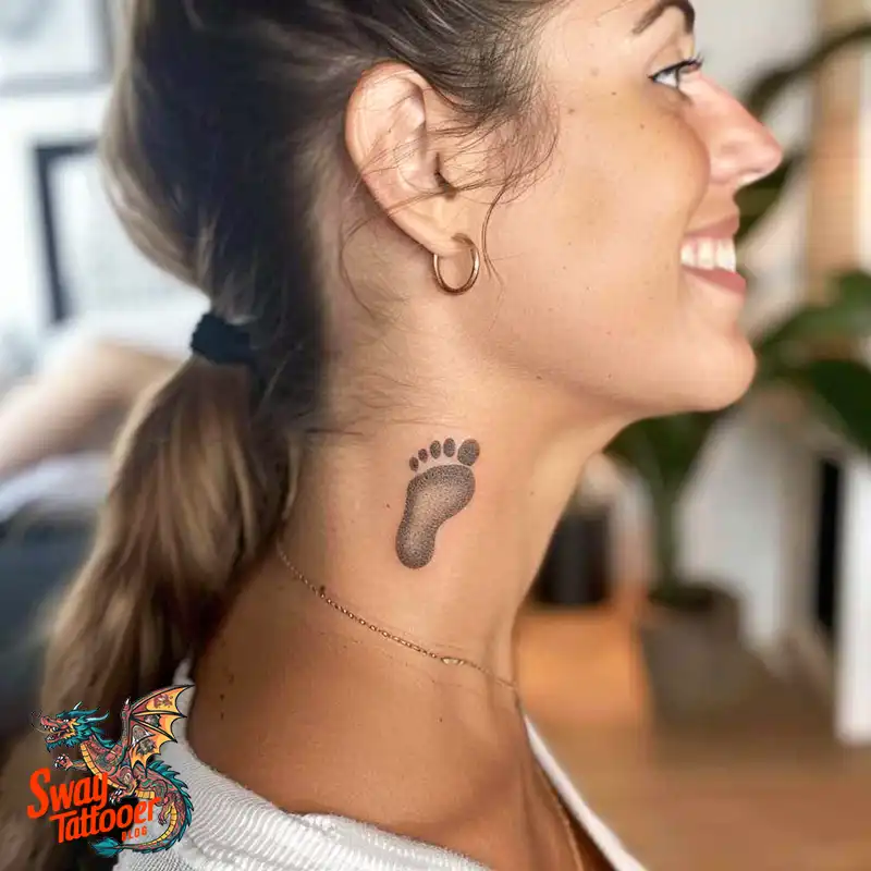 Baby Footprint Tattoos: Cherish Every Step in Ink Forever 34 baby footprint tattoo