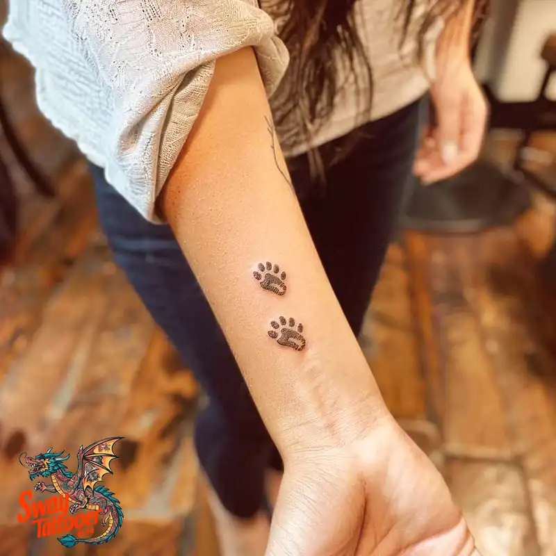 Baby Footprint Tattoos: Cherish Every Step in Ink Forever 18 baby footprint tattoo