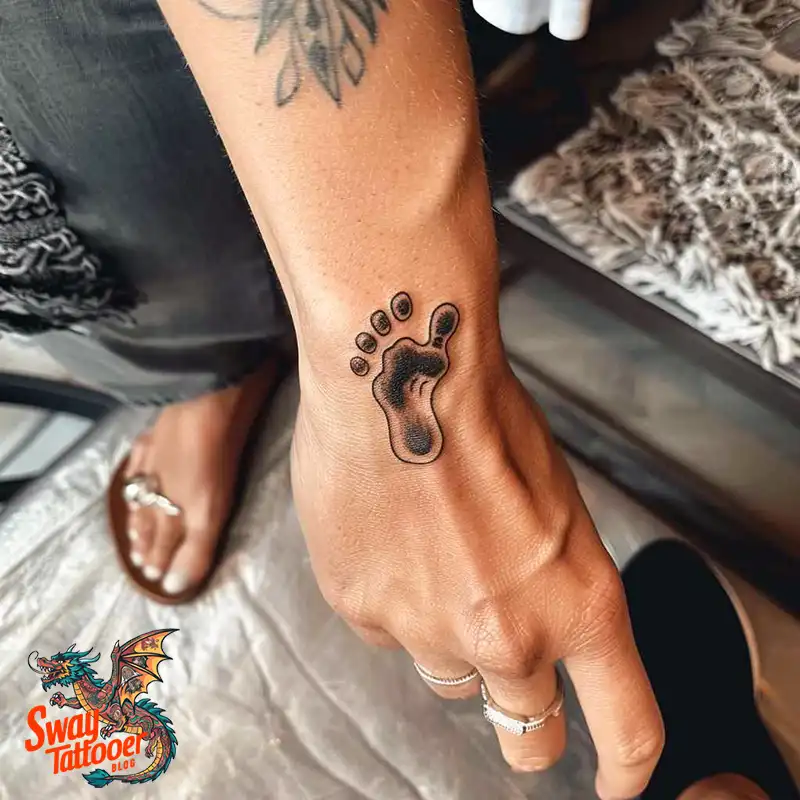 Baby Footprint Tattoos: Cherish Every Step in Ink Forever 60 baby footprint tattoo