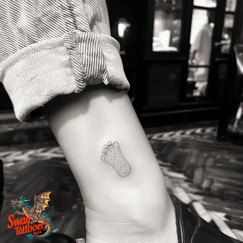Baby Footprint Tattoos: Cherish Every Step in Ink Forever 6 baby footprint tattoo