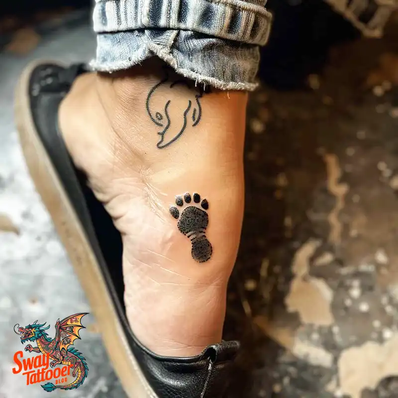 Baby Footprint Tattoos: Cherish Every Step in Ink Forever 3 baby footprint tattoo