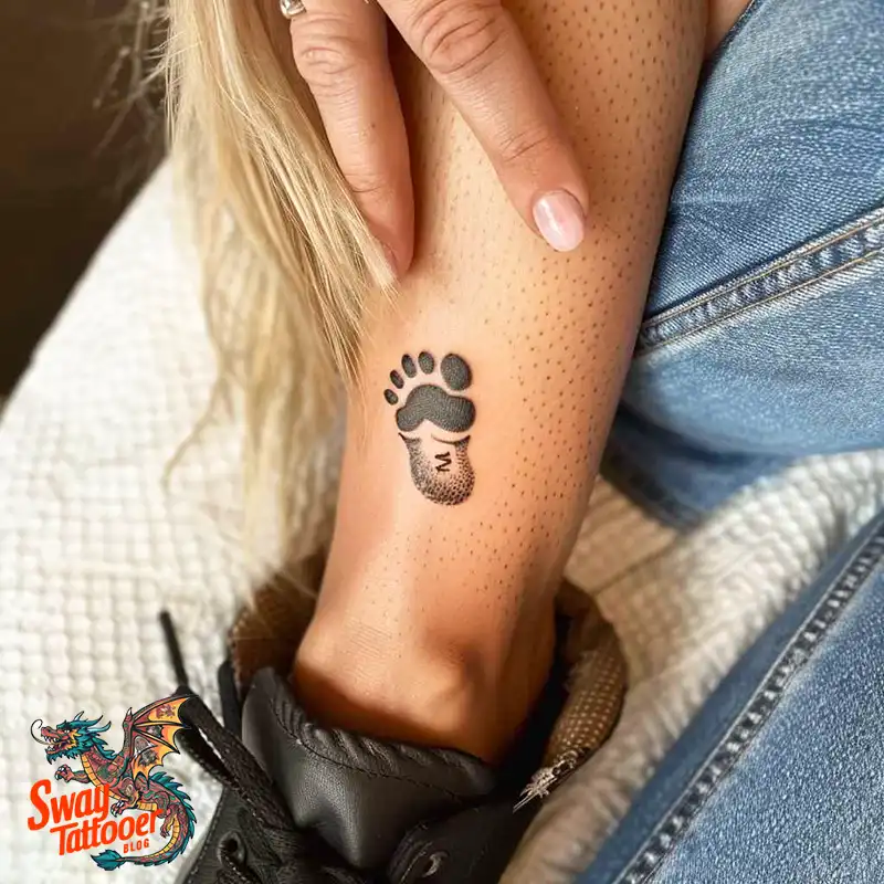 Baby Footprint Tattoos: Cherish Every Step in Ink Forever 62 baby footprint tattoo