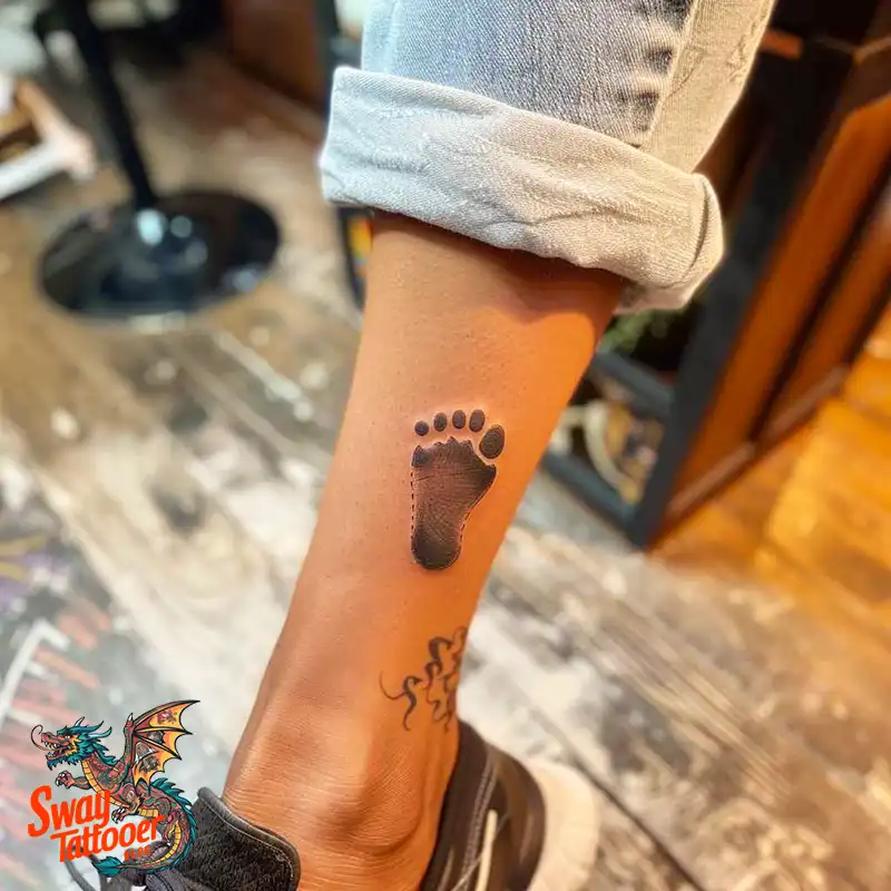 Baby Footprint Tattoos: Cherish Every Step in Ink Forever 63 baby footprint tattoo