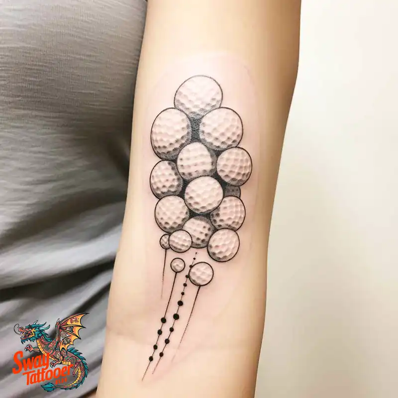 Golf Tattoos: Show Your Passion on the Greens and Your Skin! 43 golf tattoo