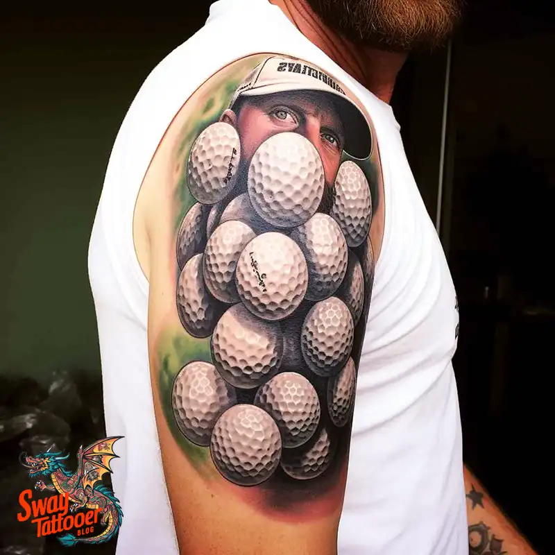 Golf Tattoos: Show Your Passion on the Greens and Your Skin! 44 golf tattoo