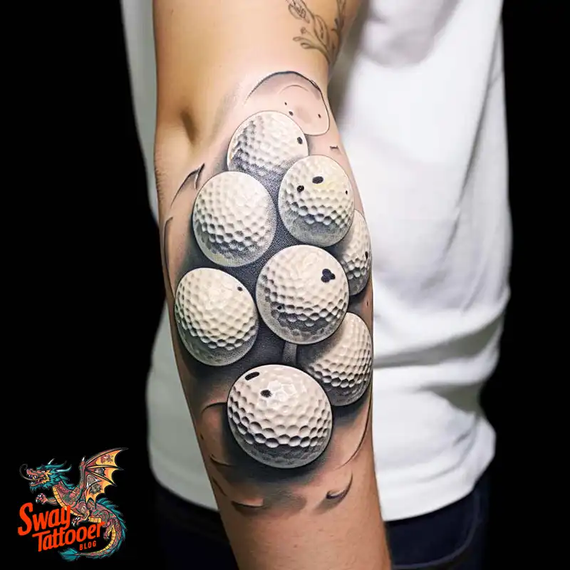 Golf Tattoos: Show Your Passion on the Greens and Your Skin! 45 golf tattoo