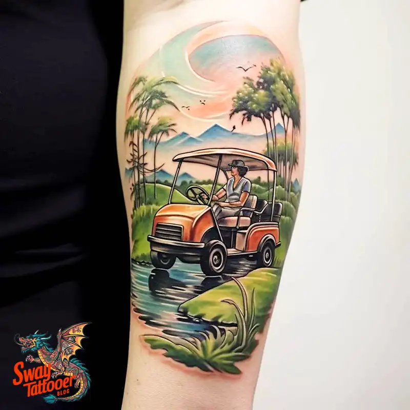 Golf Tattoos: Show Your Passion on the Greens and Your Skin! 35 golf tattoo