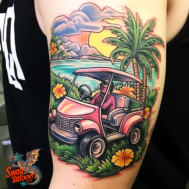 Golf Tattoos: Show Your Passion on the Greens and Your Skin! 34 golf tattoo