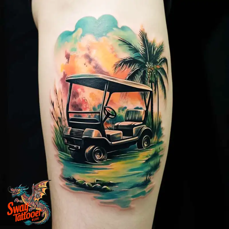 Golf Tattoos: Show Your Passion on the Greens and Your Skin! 32 golf tattoo