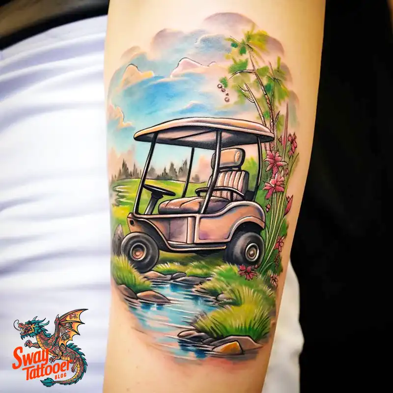 Golf Tattoos: Show Your Passion on the Greens and Your Skin! 31 golf tattoo