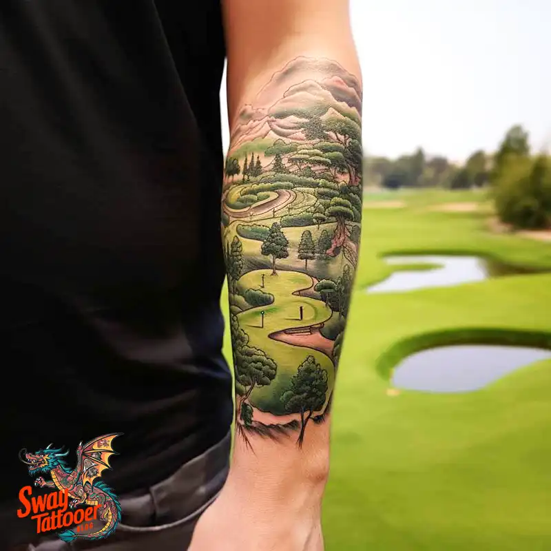 Golf Tattoos: Show Your Passion on the Greens and Your Skin! 23 golf tattoo