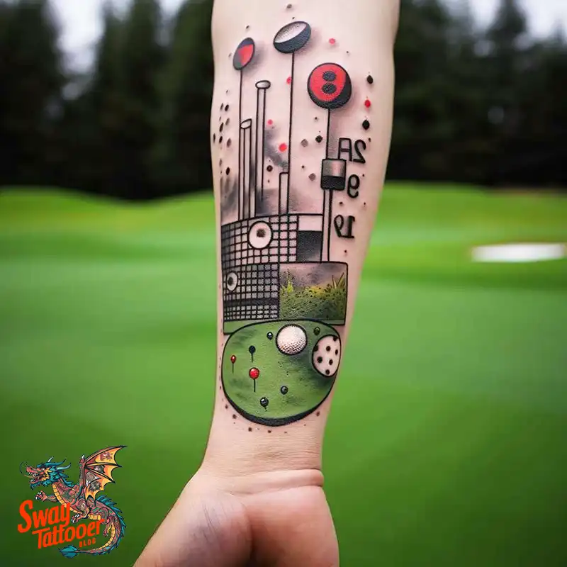 Golf Tattoos: Show Your Passion on the Greens and Your Skin! 26 golf tattoo
