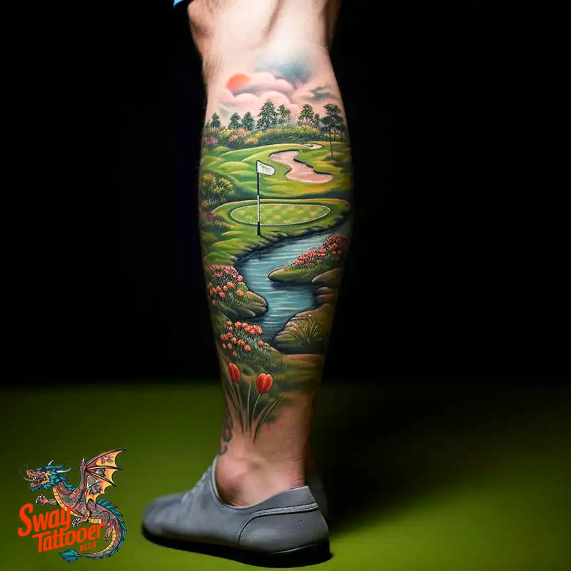 Golf Tattoos: Show Your Passion on the Greens and Your Skin! 13 golf tattoo