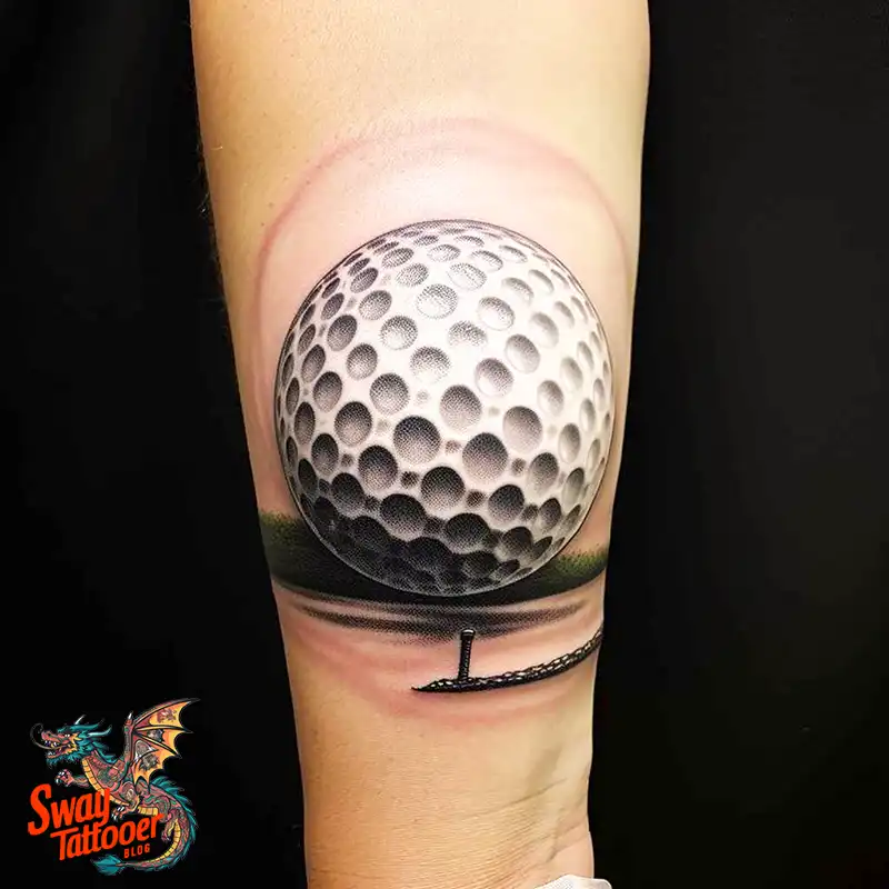 Golf Tattoos: Show Your Passion on the Greens and Your Skin! 37 golf tattoo