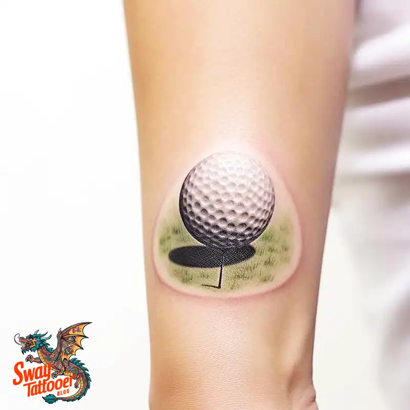 Golf Tattoos: Show Your Passion on the Greens and Your Skin! 6 golf tattoo