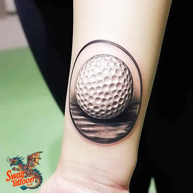 Golf Tattoos: Show Your Passion on the Greens and Your Skin! 4 golf tattoo