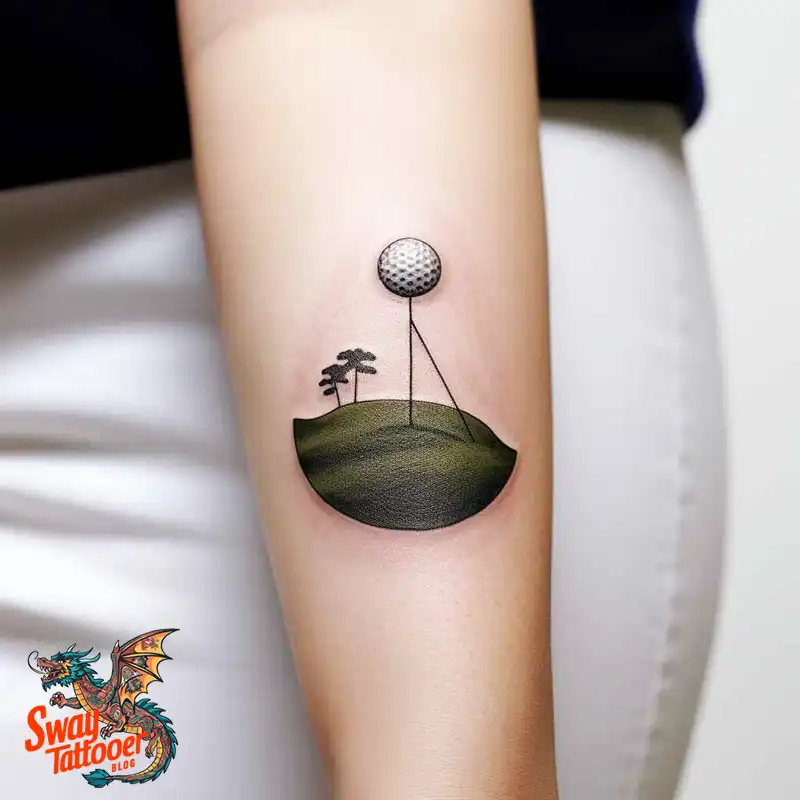 Golf Tattoos: Show Your Passion on the Greens and Your Skin! 1 golf tattoo